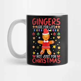 Gingers Are For Life Not Just Christmas Mug